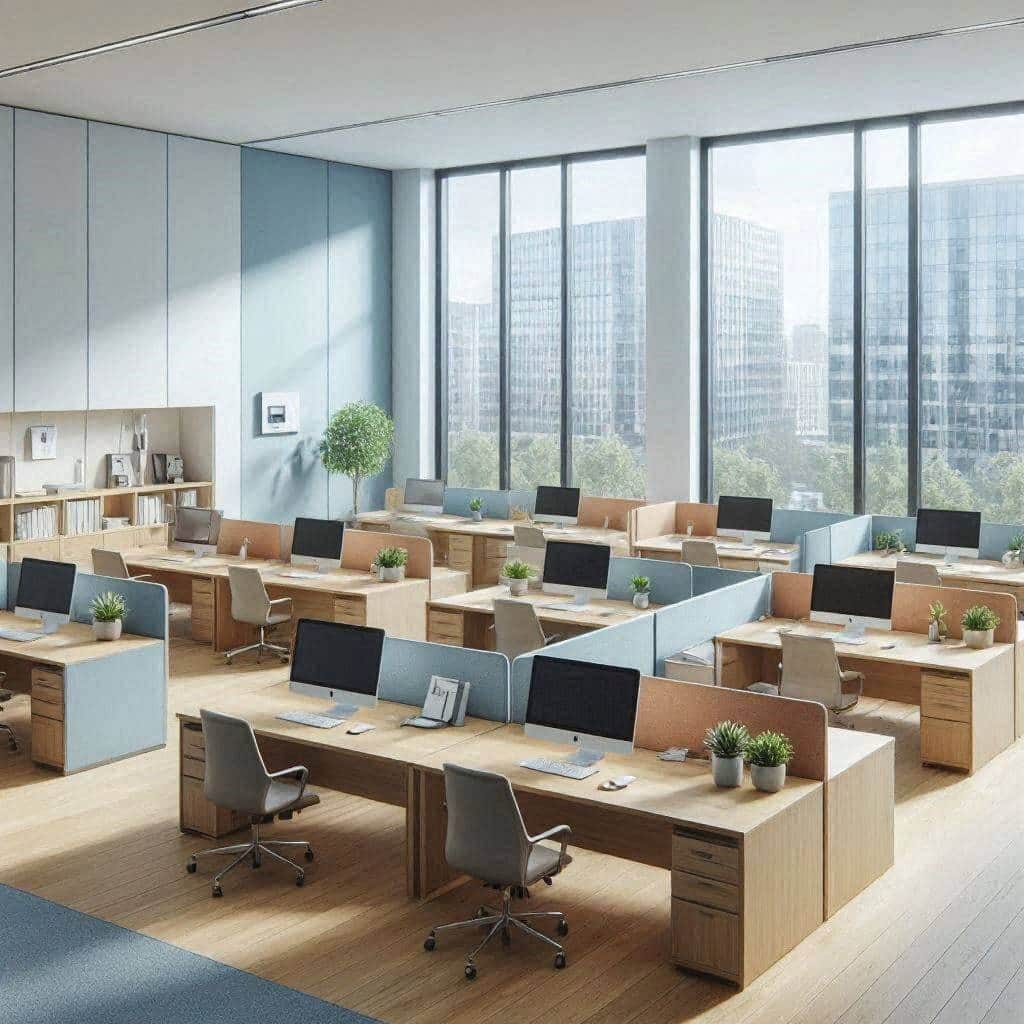 行政前台写字楼办公访客动线设计面对部门座位批量调换应按什么顺序处理
